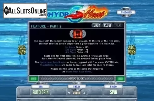 Feature 2. Hydro Heat from RTG