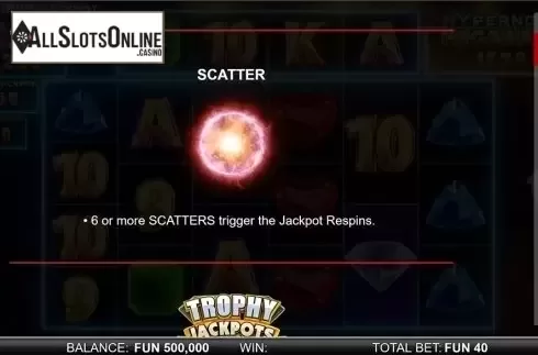Paytable 2. Hypernova Megaways from Reel Play