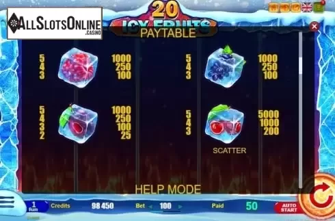 Paytable 2
