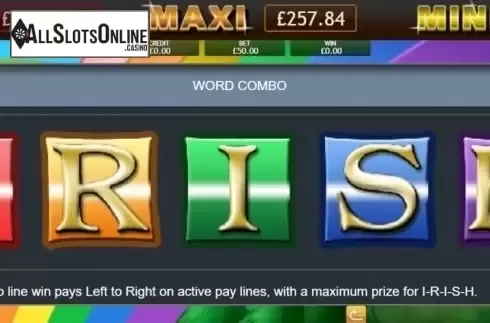 World Combo. Irish Luck Jackpot from Eyecon