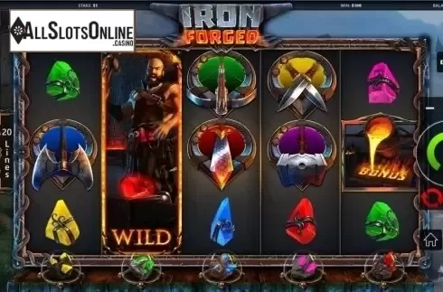 Reel Screen Mobile. Iron Forged from Bulletproof Games