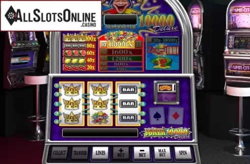 Game Workflow screen. JOKER 10000 DELUXE from Betdigital
