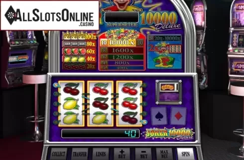 Win Screen. JOKER 10000 DELUXE from Betdigital