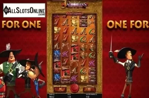 Reels screen. Jackpoteers: All 4 One from Blueprint