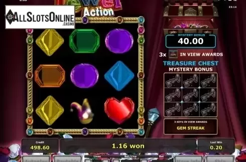 Screen. Jewel Action from Greentube