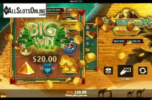Big Win screen