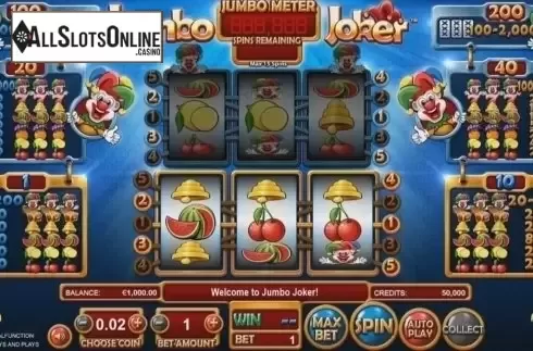 Screen 1. Jumbo Joker from Betsoft