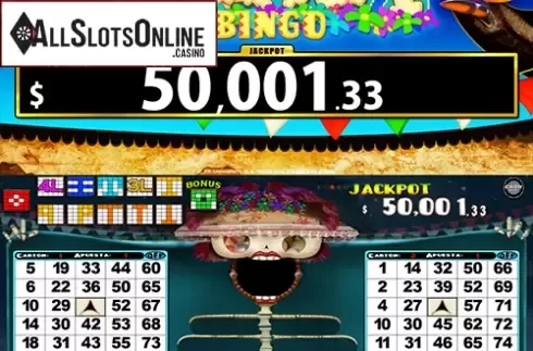 Game Screen 1. La Calaca Bingo from ZITRO