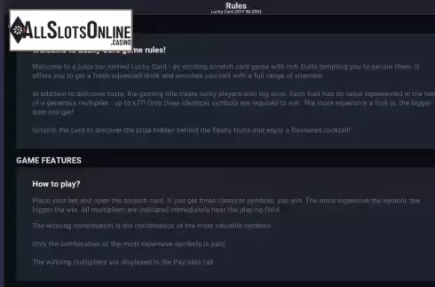 Game Rules