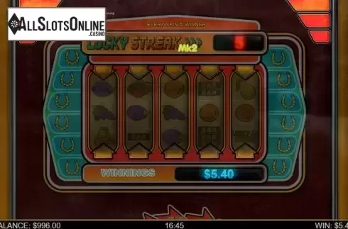 Screen5. Lucky Streak Mk2 from Big Time Gaming