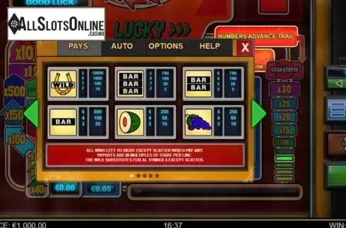 Screen8. Lucky Streak Mk2 from Big Time Gaming