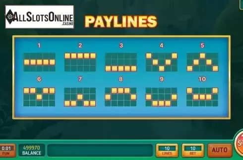 PayLines screen