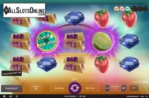 Reel screen. Lucky for You from OMI Gaming