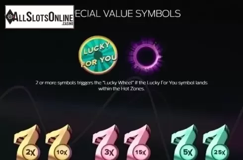Paytable 2. Lucky for You from OMI Gaming