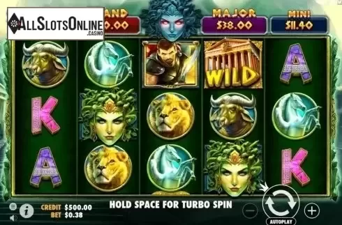 Reel Screen. Medusa Strike from Pragmatic Play