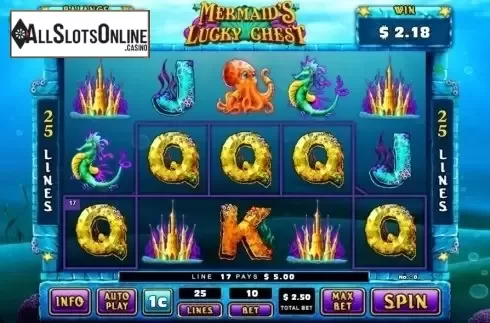Win Screen. Mermaid's Lucky Chest from GMW