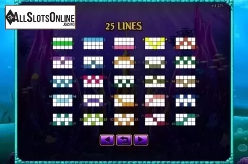Paylines. Mermaid's Lucky Chest from GMW
