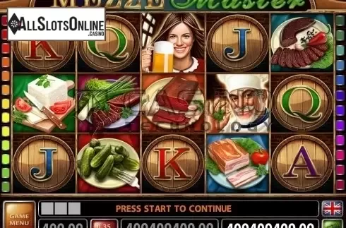 Screen2. Mezze Master from Casino Technology