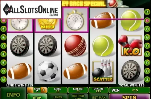 Screen8. Money Back Special from Playtech