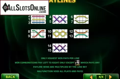 Screen5. Money Back Special from Playtech