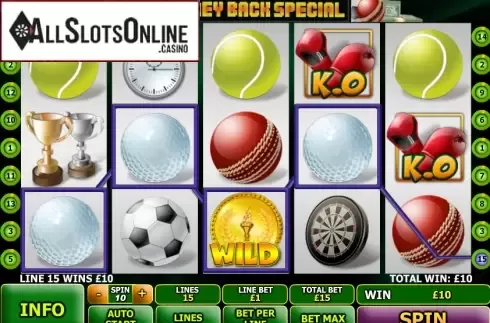 Screen7. Money Back Special from Playtech