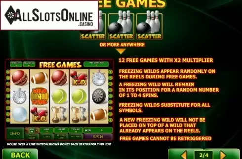 Screen3. Money Back Special from Playtech