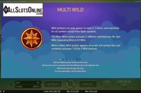 PayTable Multi Wild. Mr. Green's Old Jolly Grand Tour from NetEnt