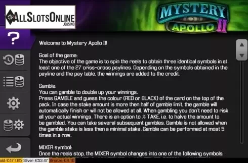Feature screen 1. Mystery Joker (Apollo Games) from Apollo Games