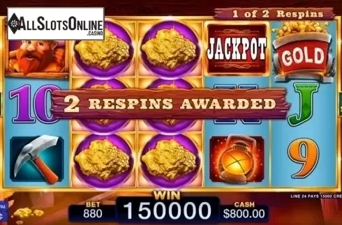 Reel Screen. Mystery Mine from Wild Streak Gaming