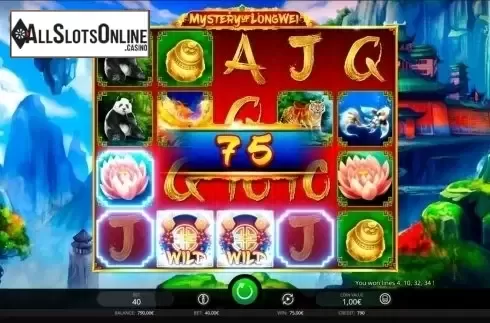 Win 3. Mystery of LongWei from iSoftBet