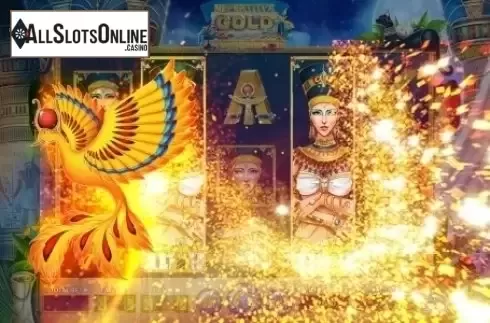 Win Screen 2. Nefertiti's Gold from ReelNRG