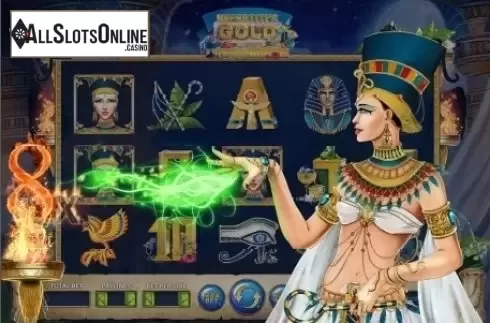 Win Screen . Nefertiti's Gold from ReelNRG