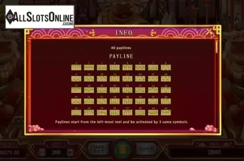 Paytable 1