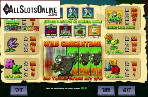 Screen2. Plants vs. Zombies: Wild Gargantuar from Blueprint