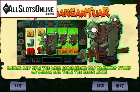 Screen3. Plants vs. Zombies: Wild Gargantuar from Blueprint