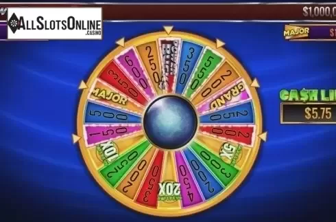 Bonus Game. Powerbucks Wheel of Fortune Exotic Far East from IGT