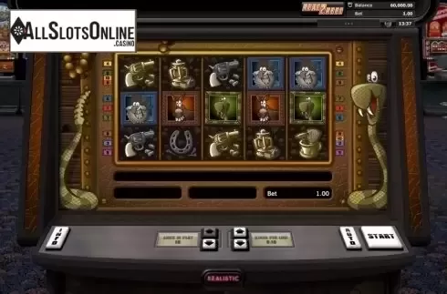 Reels screen. Randall's Riches from Realistic