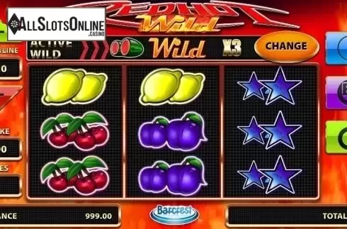 Screen 1. Red Hot Wild from Barcrest