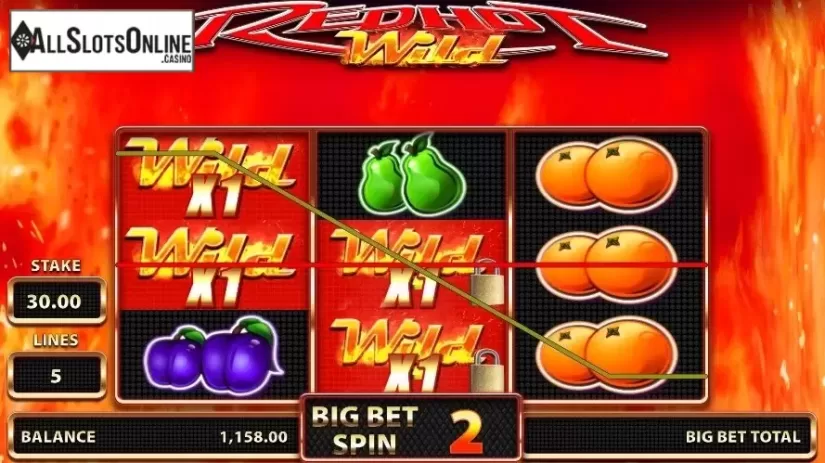 Screen 8. Red Hot Wild from Barcrest