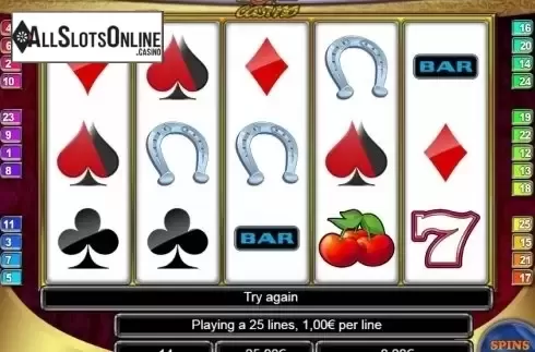 Free Spins screen. Royal Fabulous Casino from R. Franco