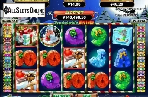 Win Screen. Rudolphs Revenge from RTG