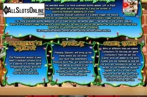 Rules. Rudolphs Revenge from RTG