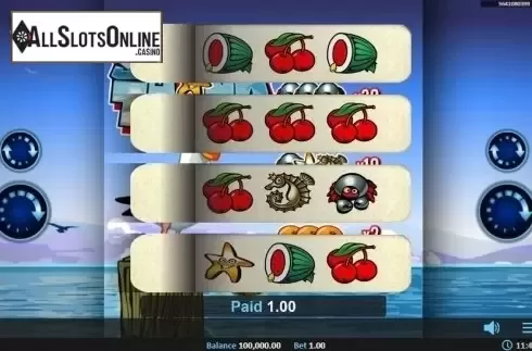 Win Screen. Shore Thing Pull Tab from Realistic