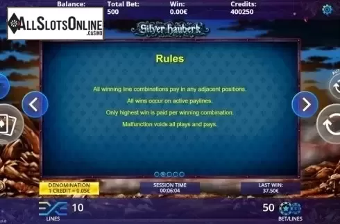 Game Rules. Silver Hauberk from DLV