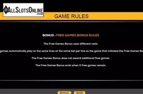 Free Games screen