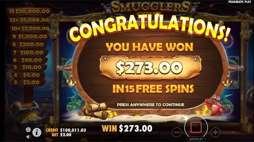 Smugglers Cove slot screenshot 6