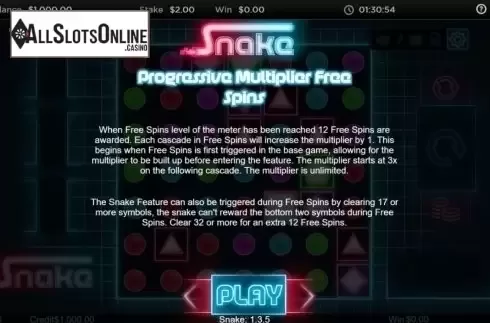 Game Rules. Snake (Live 5) from Live 5