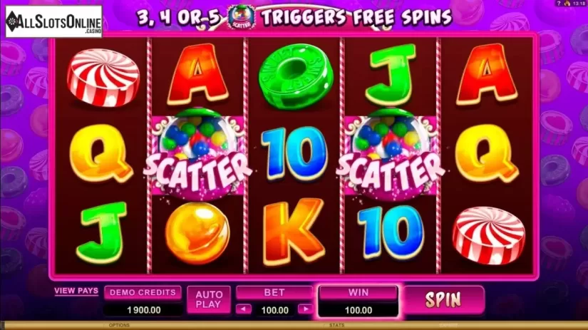 Screen9. So Much Candy from Microgaming