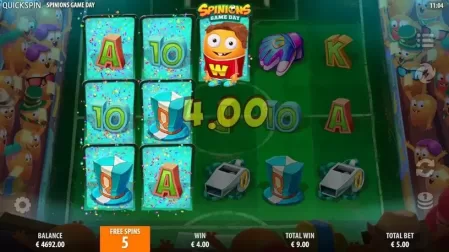 Spinions Game Day slot screenshot 5