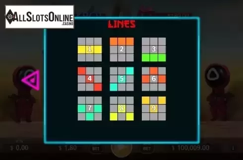 PayLines screen